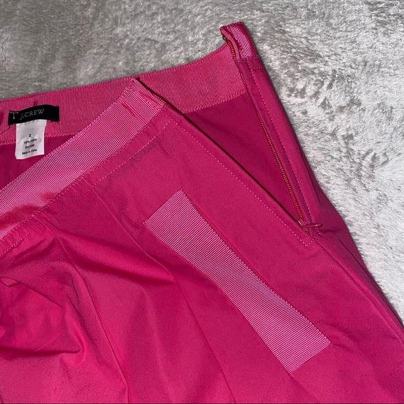 New J. Crew Pink Pleated A-Line Mini Skirt Size 2 - Picture 4 of 5